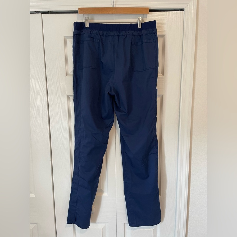 Cherokee Scrub Pants for Women Mid Rise Tapered Leg Drawstring Bottom - Picture 2 of 3
